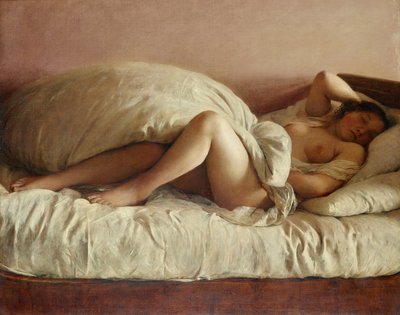 まどろむ女 作： Johann Baptist Reiter