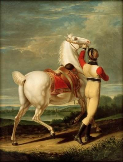 ヴュルテンベルクのお気に入りの馬フリードリヒ2世 作： Johann Baptist Seele