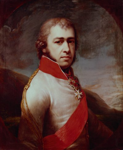 ボリス・ウラジミロヴィッチ・ゴリツィン伯爵の肖像1769-1813、1797 作： Johann Baptist von Lampi the Elder