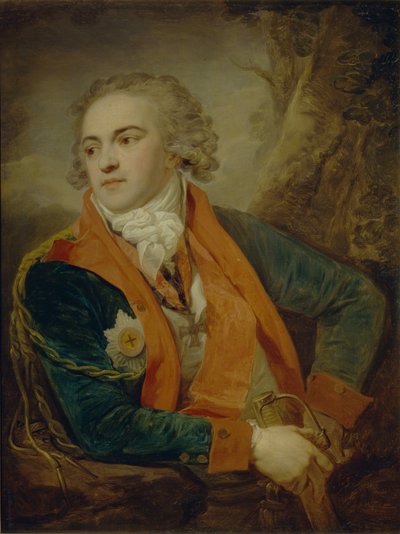 ステファン・ステパノビッチ・アプラクシン伯爵の肖像1757-1827、1793 作： Johann Baptist von Lampi the Elder