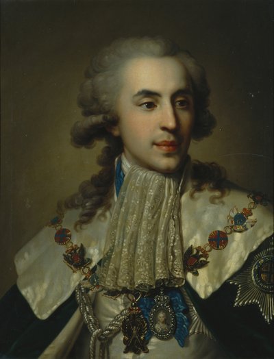 プラトン王子の肖像ズボフ1767-1822、1793 作： Johann Baptist von Lampi the Elder