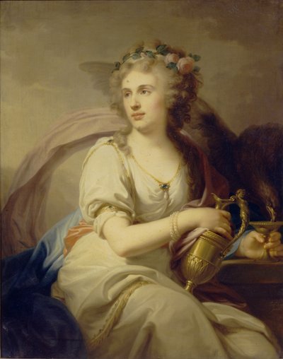 エベリーナ王女の肖像画 作： Johann Baptist von Lampi the Elder