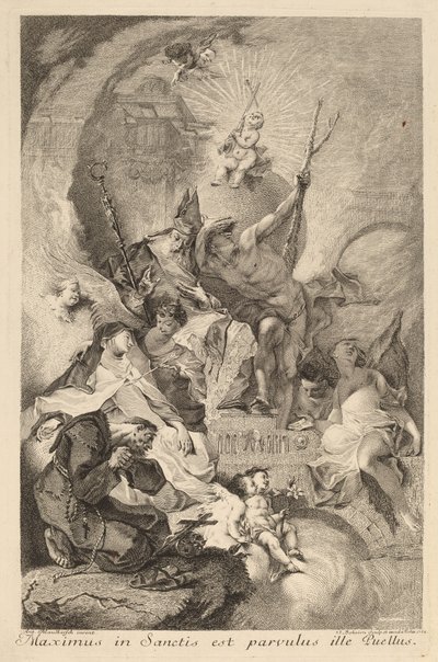 四聖人 作： Johann Beheim after Franz Anton Maulbertsch