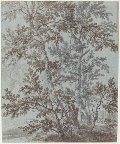 白樺の林 作： Johann Caspar Huber