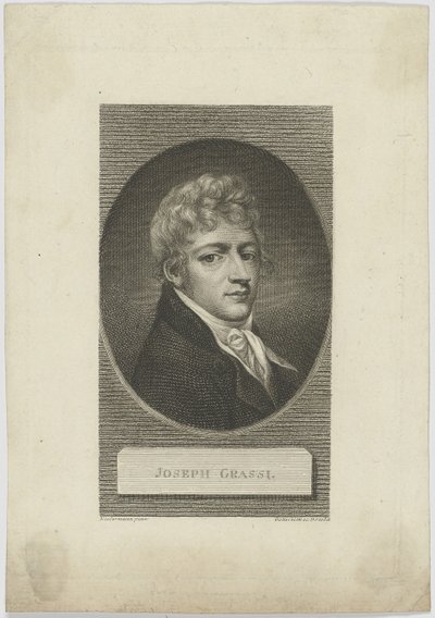 ジョセフグラッシの肖像1757-1838、1804 作： Johann Christian Benjamin Gottschick