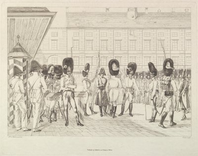 オーストリア擲弾兵 19世紀初頭 作： Johann Christian Erhard