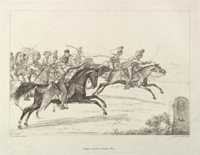 オーストリアの槍騎兵、19 世紀初頭。 作： Johann Christian Erhard