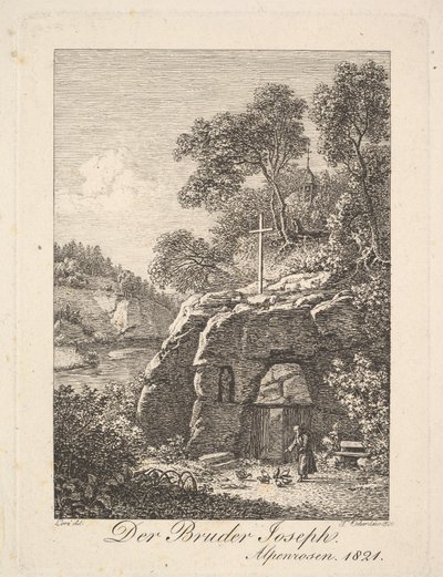 ブラザー・ジョセフ、アルプスにて（1820年 作： Johann Christian Erhard