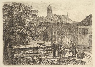 アルテシアン・ウェルの洗濯婦（1817年 作： Johann Christian Erhard