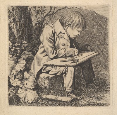 アーティストホフマン、1815年。 作： Johann Christian Erhard