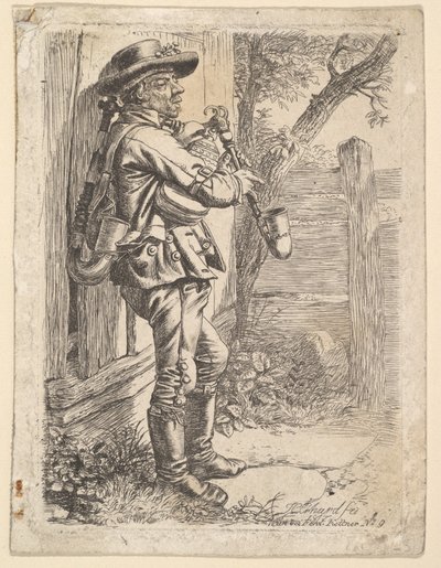 The Bagpiper』1819年。 作： Johann Christian Erhard