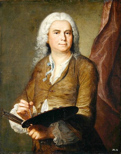 ヨハン・アレクサンダー・ティーレ（1685-1752）（油彩・キャンバス） 作： Johann Christian Fiedler
