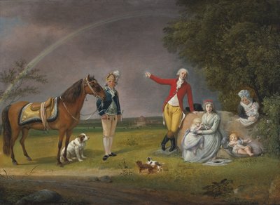 アレクサンドル王子ミハイロビッチベロセルスキーベロゼルスキー1752-1809と彼の家族の肖像 作： Johann Christian Klengel