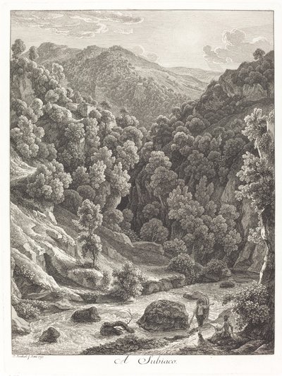 A Subiaco (スビアコ周辺の宿泊施設) 作： Johann Christian Reinhart