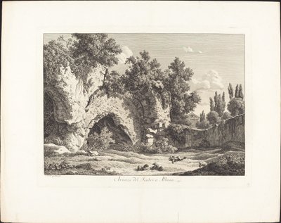 アルバーノの劇場の残り物 作： Johann Christian Reinhart