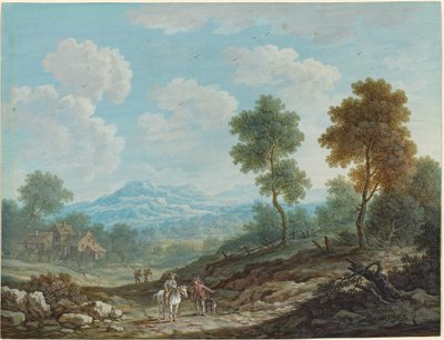 広い谷の旅人 作： Johann Christoph Dietzsch