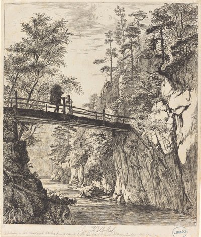 Im Höllenthal (ヘレン渓谷で) 作： Johann Christoph Erhard