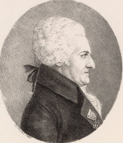 作曲家ピエール＝アレクサンドル・モンシニーの肖像 1729-1817, 1826. 作： Johann Christoph Heckel