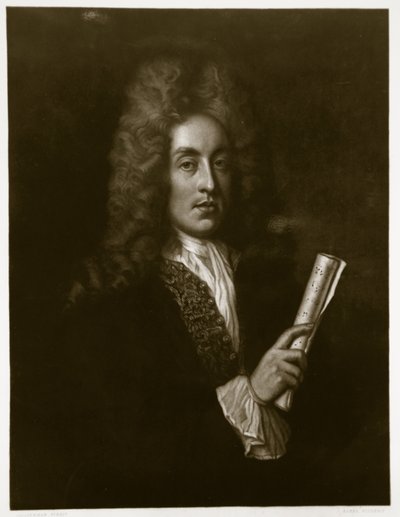 ジョージJ.ゾーベル（1810-81）によって彫刻されたヘンリーパーセル（1659-95）の肖像画 作： Johann Closterman
