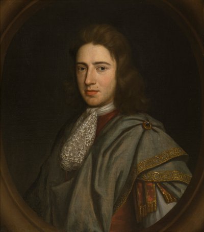 サー・ジョン・ブリッジマンの肖像、第3バート（1667-1747）、1680-1711年頃（パネルに油彩） 作： Johann Closterman