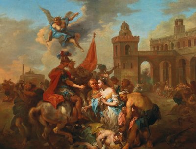 ロムルスとヘルシリア、1764～1765年頃。 作： Johann Conrad Seekatz