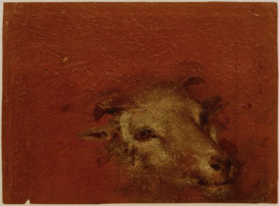 山羊の頭 作： Johann Conrad Seekatz