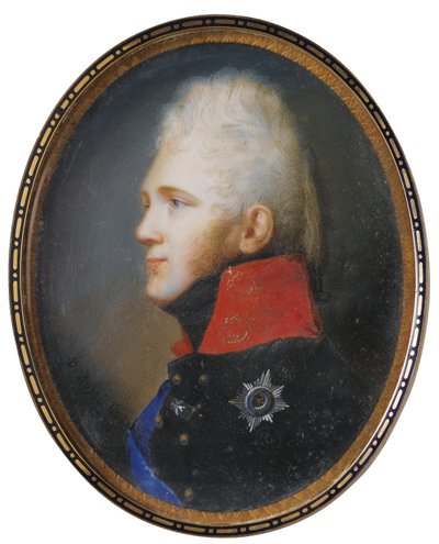 皇帝アレクサンドル1世の肖像 1777-1825年 1805年 作： Johann Dominik Bossi