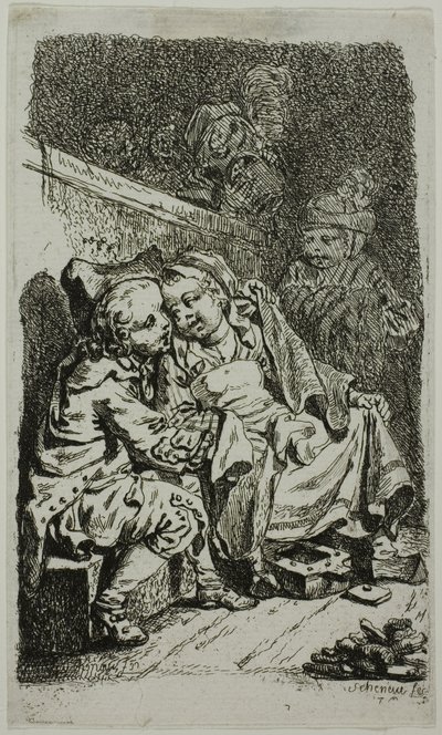 防寒対策 作： Johann Eleazar Schenau