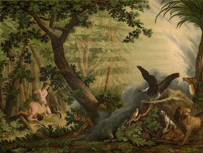 秋 作： Johann Elias Ridinger or Riedinger