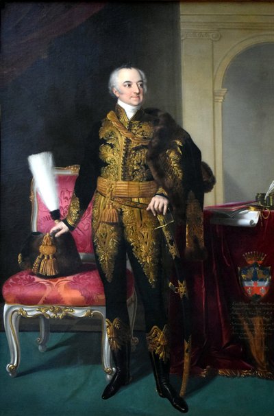 ヤーノシュ・マロニェイ男爵の肖像 作： Johann Ender