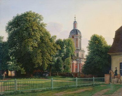 シュロスブーフ公園の教会 作： Johann Erdmann Hummel
