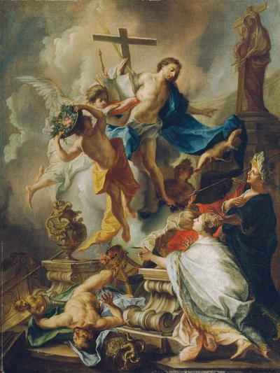 異教に対するキリスト教の勝利 作： Johann Evangelist Holzer