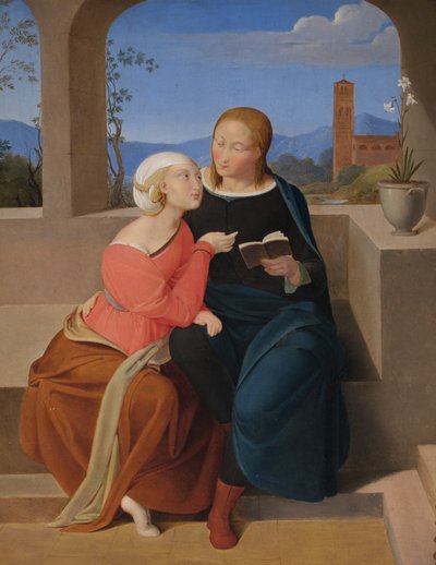 祈りの時間 作： Johann Evangelist Scheffer von Leonhardshoff