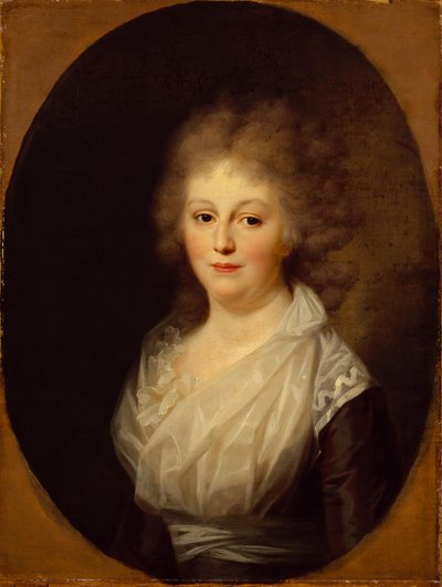 アグネス・マリア・デーデル（1767-1827） 作： ヨハン・フリードリヒ・アウグスト・ティシュバイン