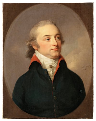 シュレースヴィヒ=ホルシュタイン=ゾンダーブルク=ベック公フリードリヒ・カール・ルートヴィヒの肖像1757-1816、1800 作： Johann Friedrich August Tischbein