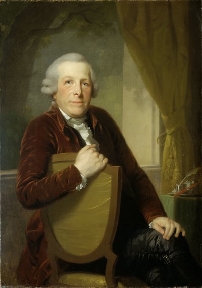 ヨハネス ルブリンク 2 世、哲学者、作家、政治家の肖像 作： Johann Friedrich August Tischbein