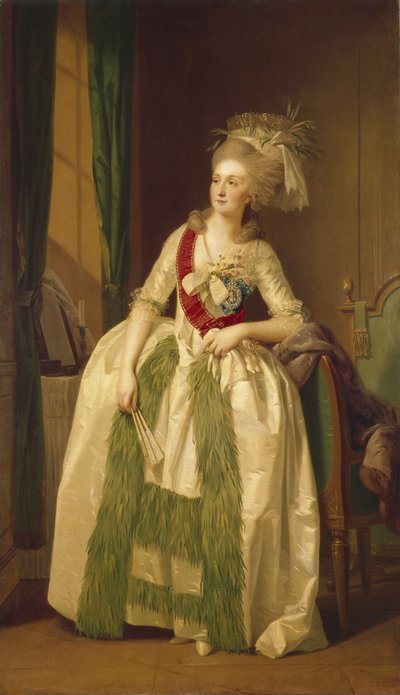 ナタリア王女の肖像ウラジミロフナサルティコヴァ、1780年代 作： Johann Friedrich August Tischbein