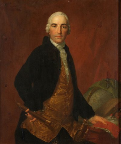 オランダ東インド会社総督、ウィレム・アーノルド・アルティングの肖像 作： Johann Friedrich August Tischbein