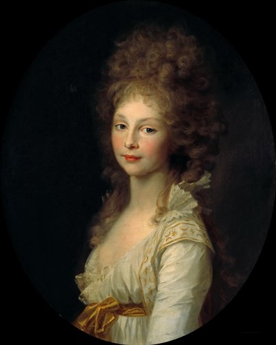 プリンセスフレデリカシャーロットオブプロシア1767-1820、1797-1798。 作： Johann Friedrich August Tischbein