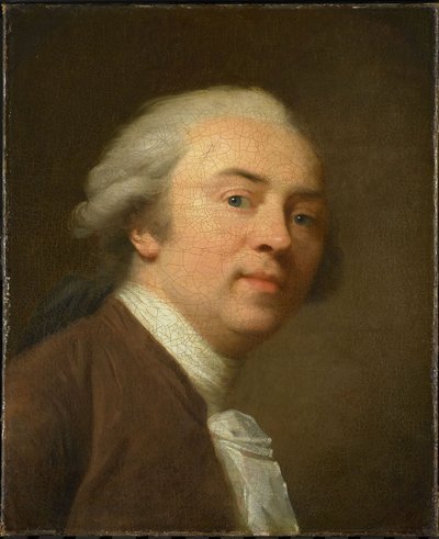 自画像、1782 作： Johann Friedrich August Tischbein