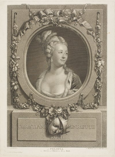 クリスティアーネ・ヘンリエッタ・コッホ 作： Johann Friedrich Bause