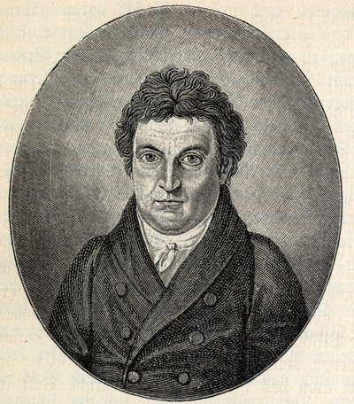 Johann Gottlieb Fichte 1762-1814 の肖像。 作： Johann Friedrich Jügel