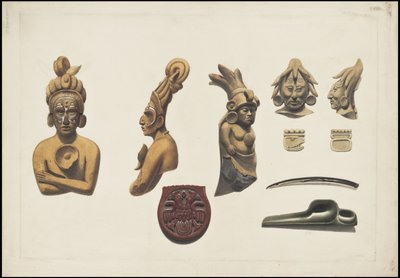 メソアメリカを描いたワルデックのオリジナル作品集, Box 10 of 22 作： Johann Friedrich Maximilian von Waldeck