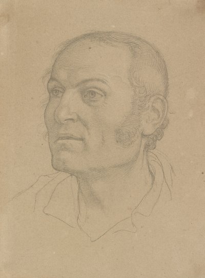 男の頭 作： Johann Friedrich Overbeck