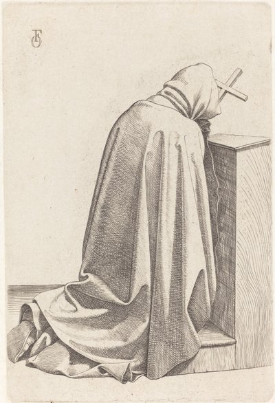 祈る僧侶 作： Johann Friedrich Overbeck