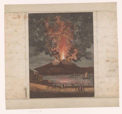 火山の噴火 作： Johann Friedrich Wizani