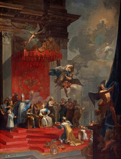 神聖ローマ帝国皇后エリザベート・クリスティーヌ 作： Johann Georg Böhm the Elder