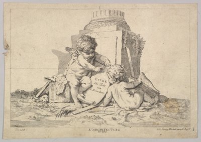 建築、18 世紀。 作： Johann Georg Hertel