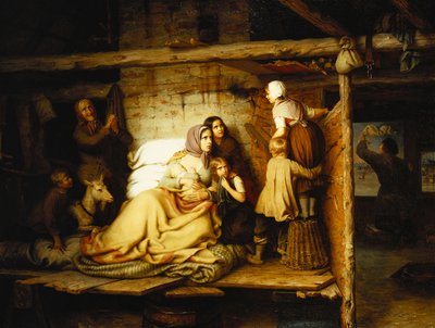 洪水; Die Uberschwemmten、1846 作： Johann Georg Meyer