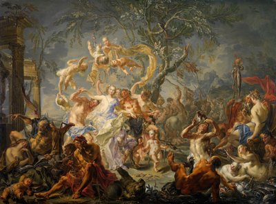 不正のアレゴリー、1720-61。 作： Johann Georg Platzer